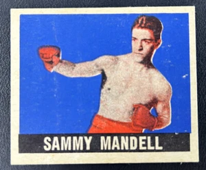 1948 Leaf Boxing Card #24 Sammy Mandell VG - Picture 1 of 2