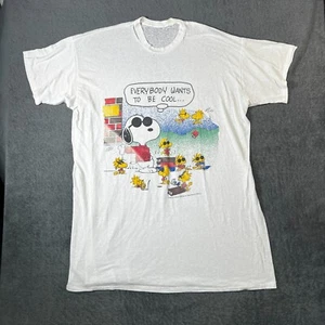 Vintage 1970s Peanuts Snoopy Joe Cool Night Shirt - Picture 1 of 16