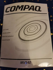 Compaq ® MV540 Computer Monitor - User's Guide - New Factory Sealed - Zdjęcie 1 z 1