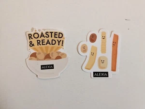 Potato/French Fries Stickers Alexia 2.5" x 3" - Picture 1 of 1