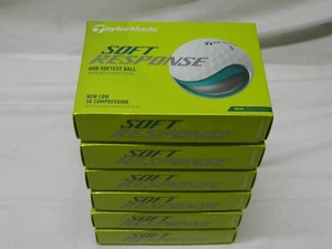 New 2022 6 Dozen TaylorMade SOFT Response White 72 Golf Balls 6dz - Picture 1 of 3