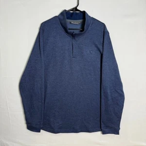 Under Armour ColdGear Men's XXL Blue Mock Neck Pullover Shirt - Picture 1 of 5