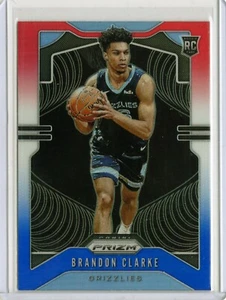 BRANDON CLARKE Grizzlies 2019-2020 NBA Prizm RED WHITE BLUE PRIZM ROOKIE #266 - Picture 1 of 2