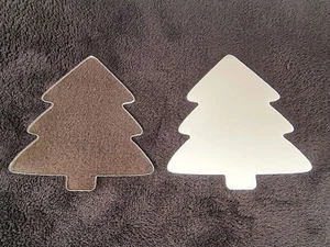 Christmas tree shape Sublimation crafting blank Acrylic clear or white - Picture 1 of 9