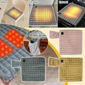 Almohadilla térmica para silla de oficina, almohadilla térmica recargable silla coche para oficina R5N7 - Imagen 1 de 18