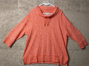Liz Claiborne Sweatshirt Women's PXXL Pink Cotton Polyester Long Sleeve Ladies - Picture 1 of 12