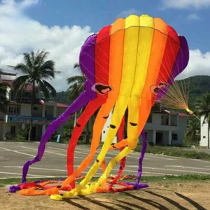 15m großer Oktopus Drachen riesige einzeilige weiche aufblasbare Drachenpolyester mit Tasche - Bild 1 von 6