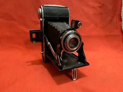 VINTAGE AGFA BILLY RECORD CAMERA FILM Anastigmat-Jgestar 1:6.3 f=10cm lens Agfa - Image 1 of 4