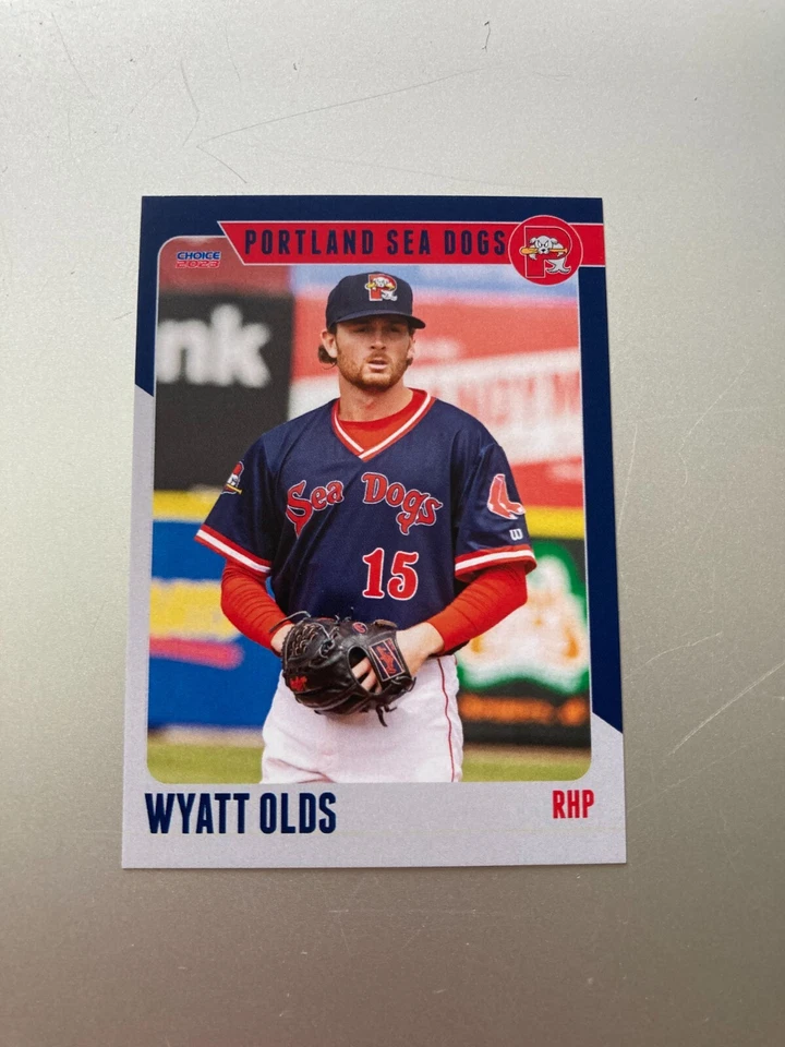 Wyatt Olds 2023 Portland Sea Dogs Team Card Red Sox - Image 1 of 1