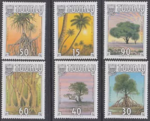 TUVALU Sc# 533-8 CPL MNH SET of 6 - TROPICAL TREES - Picture 1 of 1
