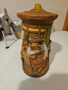 💐Vintage Hand Carved Candle Gunter-Kerzen Walldurn Handbemalt Western Germany - Picture 1 of 6