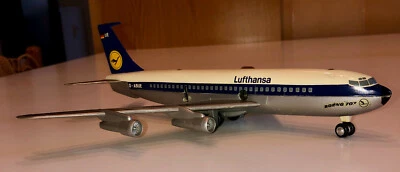 MODELLINO LUFTHANSA BOEING 747 SHUCO 784/4 GERMANY VINTAGE ANNI 60 - Immagine 1 di 4