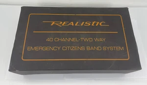 Realistic TRC-412 40 Channel two way  Citizens Band System Radio, Powers On - Picture 1 of 10