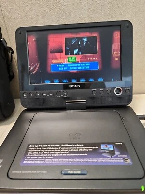 Sony DVP-FX820 Portable DVD Player 8" W/2 Batteries, All Cords, Control, Tested! - Image 1 of 4