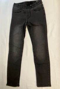 Black Girl Jeggings Size 7Jeans Denim Skinny Pull On Pants H&M - Picture 1 of 4
