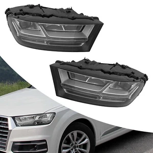 Pair LED Headlights for 2017-2019 AUDI Q7 Full LED Model Left+Right 4M0941034B - Picture 1 of 18