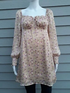 Kleid Forum Los Angeles Neu mit Etikett Damen Minikleid Blumen Langarm Größe M - Bild 1 von 23
