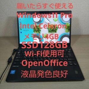 Fujitsu Lifebook U939A Intel Celeron 4305U SSD 128GB RAM 4GB - Picture 1 of 10