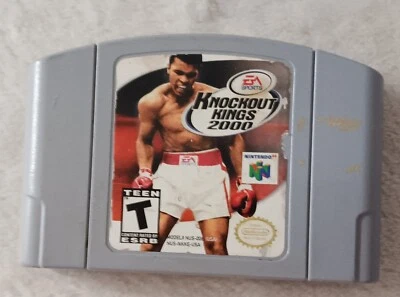 Knockout Kings 2000 Nintendo 64 Game Cartridge N64 - Image 1 of 2