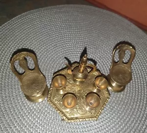 Miniature BRASS Outdoor Drinks Set - Picture 1 of 4