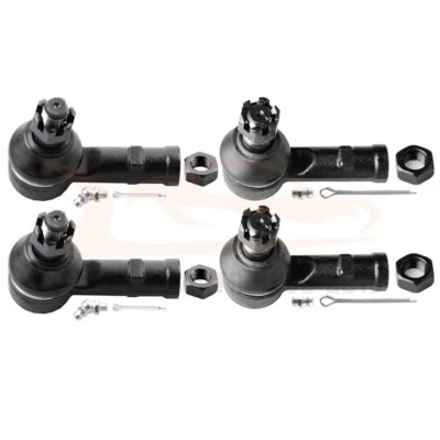 Suspension 4Pcs Front Outer Inner Tie Rod Ends Kit For 1995-02 Isuzu Trooper Foto 1 de 4
