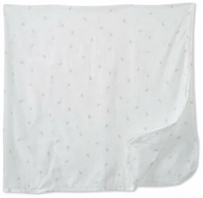 Purebaby 2 Pack Muslin Wrap in Pale Grey Leaf - image 1 of 2