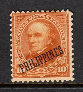 FILIPINAS — SCOTT 217A — 1901 10c ORG. Webster marrón con embalaje original — MH — SCV $125 - Imagen 1 de 2