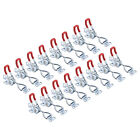 16 Pack Adjustable Toggle Latches Clamp 4001 Quick Release Clamp Tool Red