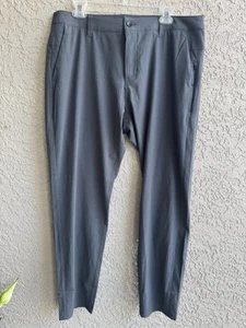 Pantalones informales Vuori para hombre 34W-30L gris chino preppy rendimiento talla 34W-30L - Imagen 1 de 8