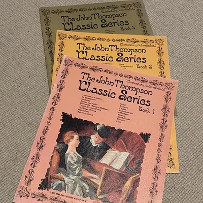 John Thompson Classic Series Piano Sheet Music Books 1-3 Willis Co Chappell - Image 1 of 4