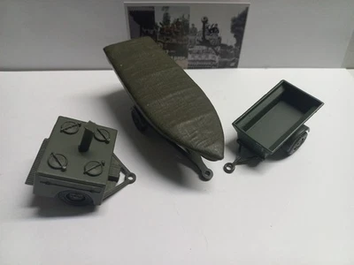 Solido Verem 1/50, Lot 3 Remorques Popote, Zodiac & Simple, WW2, Tbe (5) - Photo 1/4