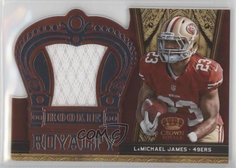 2012 Crown Royale Rookie Royalty Materials /149 LaMichael James #20 RC - Image 1 of 2