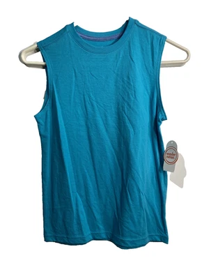 wonder nation boys sleeveless tank top size medium 8 blue - Image 1 of 4