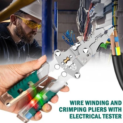 1PC Multi-Functional Wire Stripper Scissors With Electrical Test ⭐ - Image 1 of 4