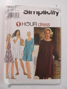 Simplicity 9897 Misses' Dress Size XS-S-M (6-16) Uncut Sewing Pattern - Picture 1 of 3