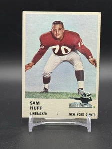 1961 Fleer #74 Sam Huff  VG/Ex - New York Giants - Picture 1 of 4