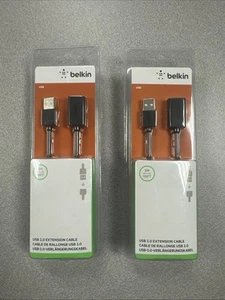 BELKIN INTERNATIONAL INC F3U153BT3M KABEL, USB, DSTP, USBAM/USBAF, 3 M, VERLÄNGERUNG - Bild 1 von 2