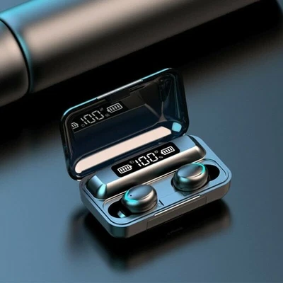 Wireless Headset TWS Earphones Earbuds Stereo Headphones With Mic for Bluetooth - Image 1 of 4