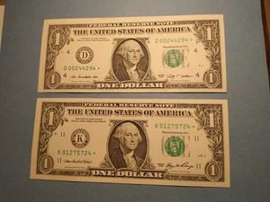 $1 UNCIRCULATED Star Lot, 2006 K + 2009 D, One dollar US Cleveland Dallas 345 - Picture 1 of 2