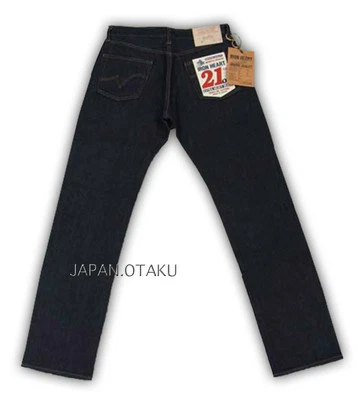 JEANS FUERTES RECTOS IRON HEART 21 OZ 634Z DENIM EXTRA PESADO JAPONÉS DE MOTOCICLISTA Foto 1 de 4