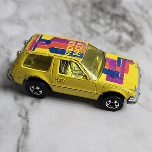 Hot Wheels - Yellow PACKIN' PACER - Flying Colors Blackwalls Hong Kong Base 1977 - Picture 1 of 5
