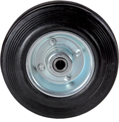 RUOTA GOMMATA INDUSTRIALE 93478 MM80 93479 MM100 93489 MM125 93490 MM160-200 - Immagine 1 di 4