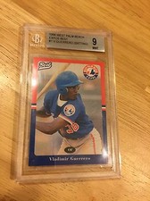 BGS MINT 9 - 1996 BEST WEST PALM BEACH VLADIMIR GUERRERO #1 ML ROOKIE HOF