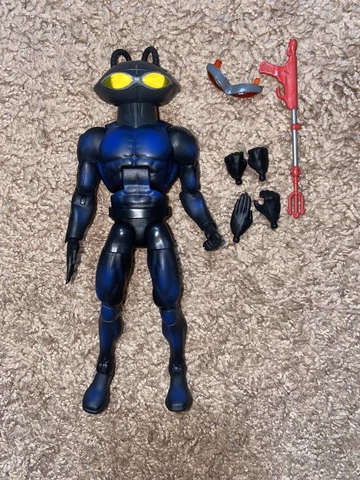 DC Multiverse SDCC 2018 Black Manta 7' Figure Complete Between Two Dooms Cover