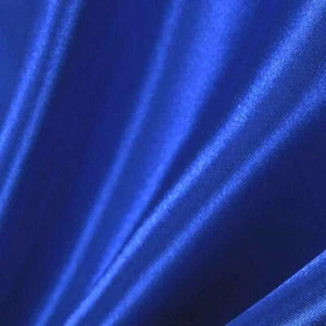 Royal Blue Bridal Shiny Satin wedding dresses gowns Fabric 60" Inch Wide 10 YARD - Picture 1 of 1