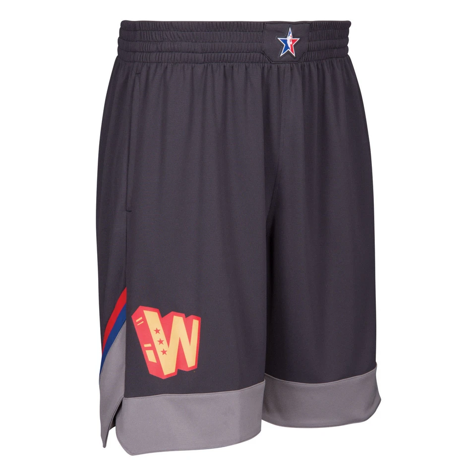 2017 NBA Basketball West All Star Replica Shorts Adidas ADULT - Image 1 of 1