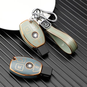 2025 For Mercedes-Benz Car Key Case Cover Fob Keychain Keyrings Auto Accessories - Picture 1 of 21