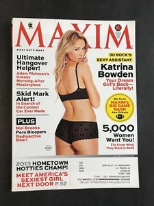 Maxim Magazin Januar / Februar 2013 Katrina Bowden - Bild 1 von 1