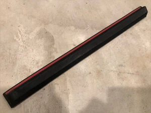 ‘85 - ‘87 Mk2 Vw Jetta GLI Left Rear Exterior Door Trim Strip w/ Red Stripe OEM - Picture 1 of 12