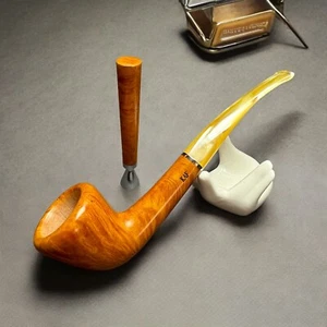 Juego de pipas Briar tabaco fumar pipa de madera kit mano alzada pipa artesanal lisa - Imagen 1 de 10